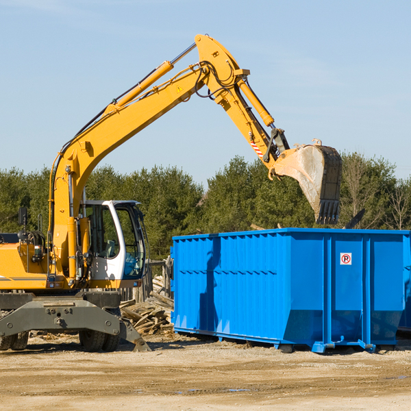 what happens if the residential dumpster is damaged or stolen during rental in Monfort Heights OH